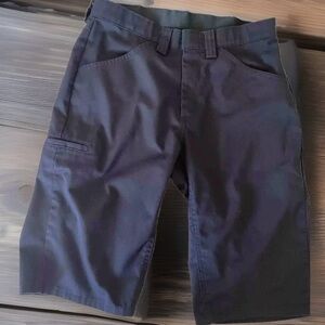 Red Kap Men’s Shorts Size 30-13 Black Casual Work School